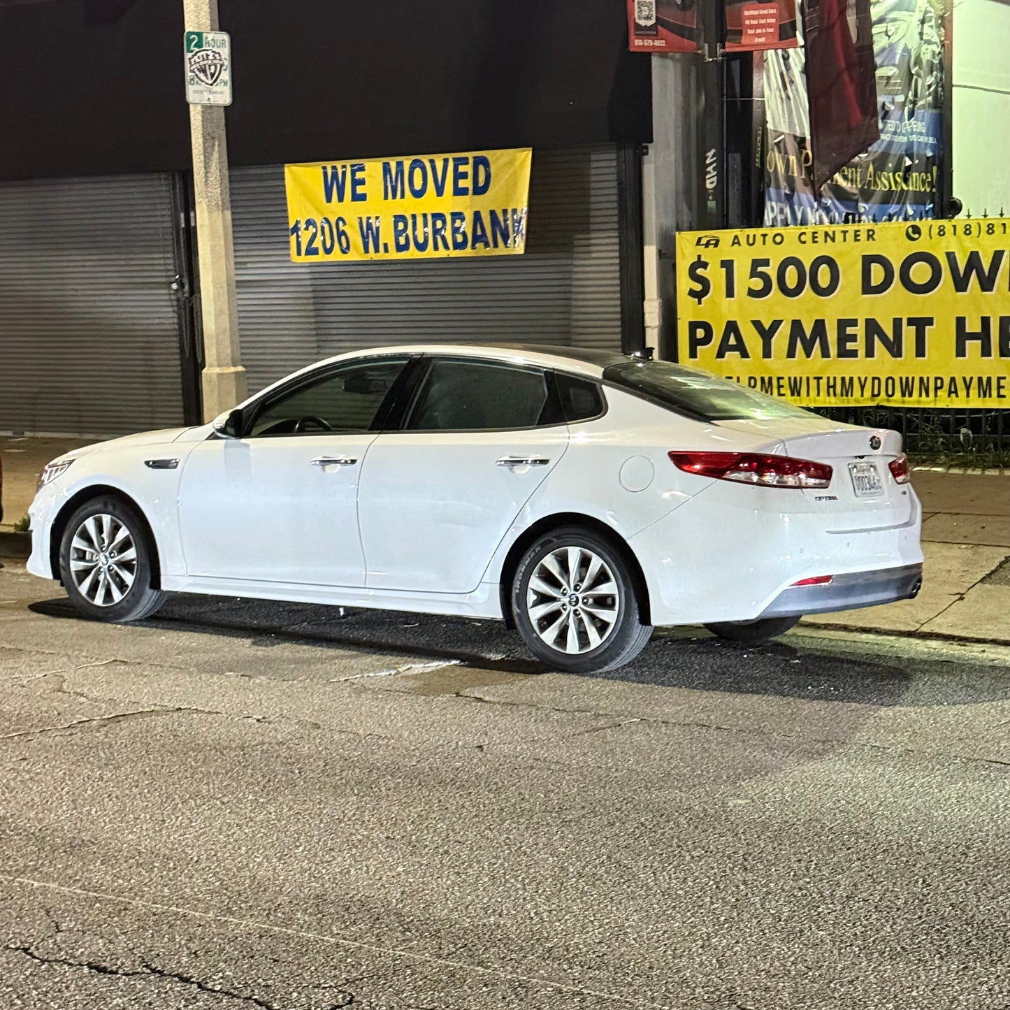 2016 Kia Optima EX The Min Down Payment Is Listed