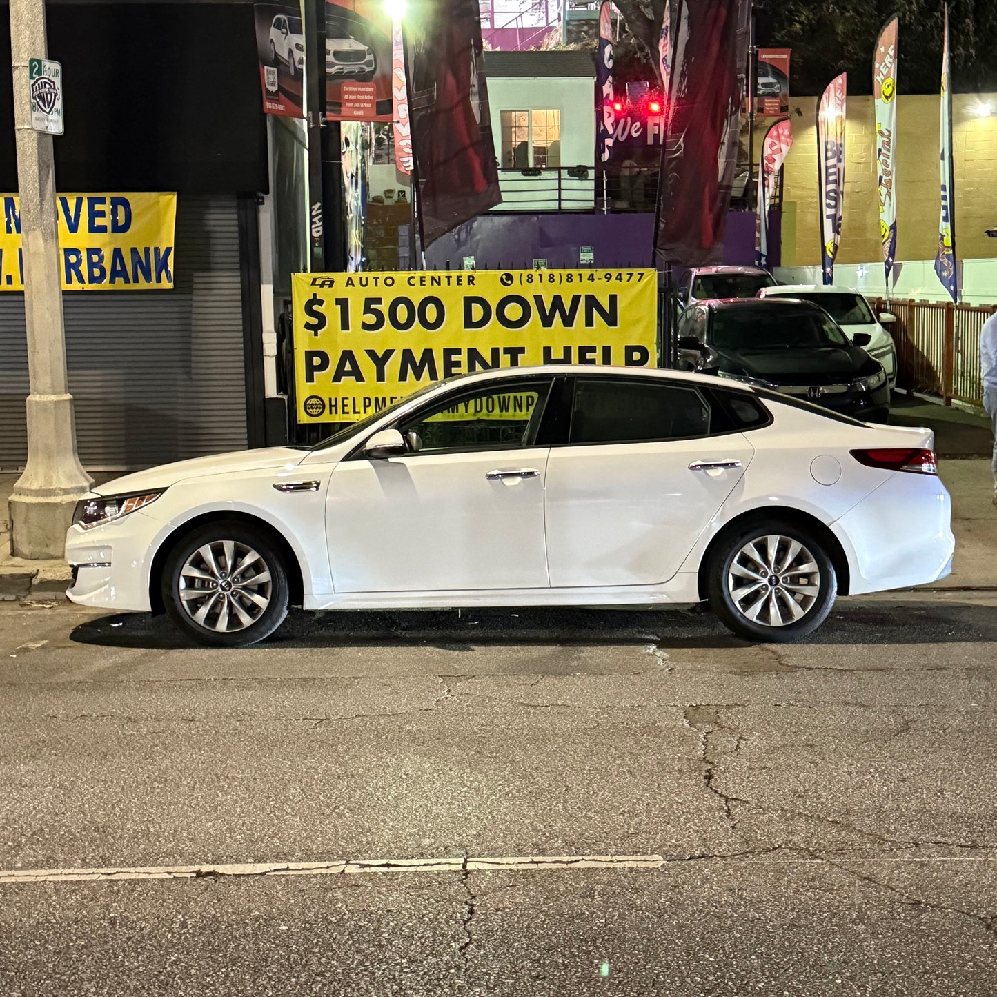2016 Kia Optima EX The Min Down Payment Is Listed